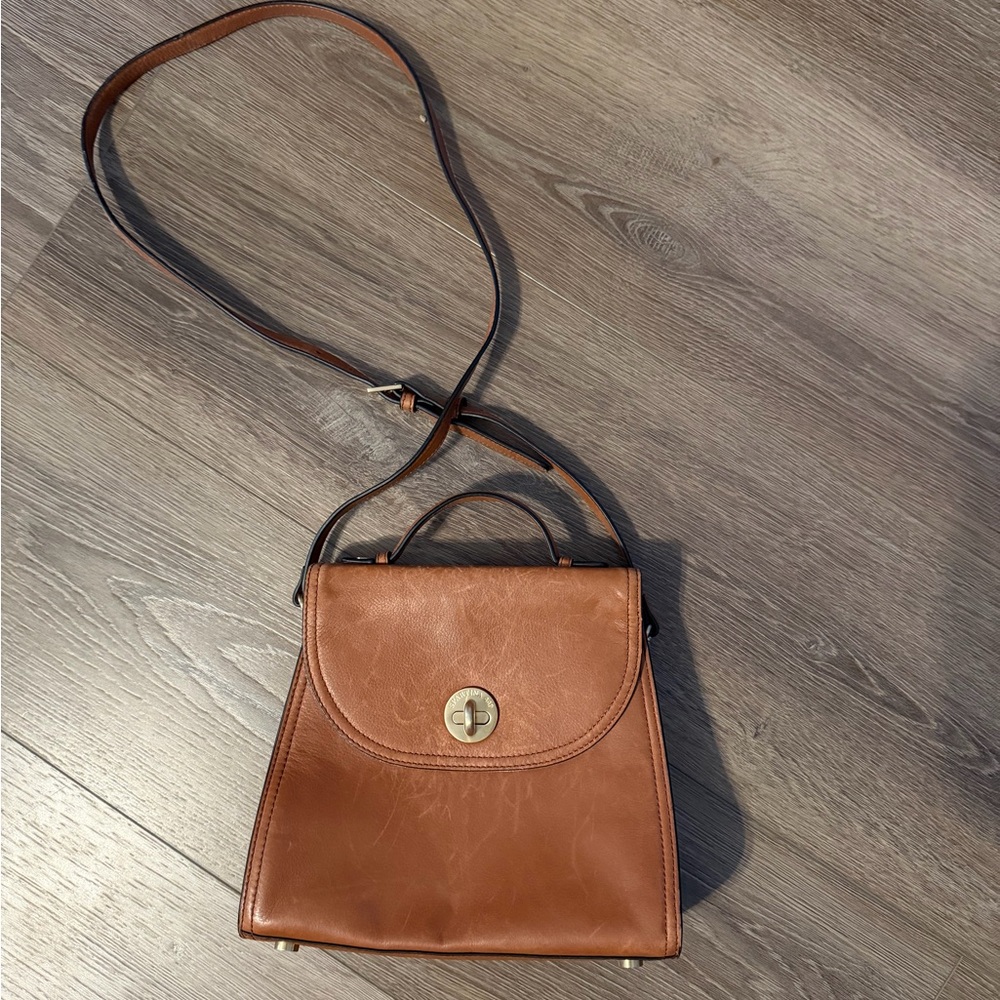 Spartina 449 Tan Crossbody Bag